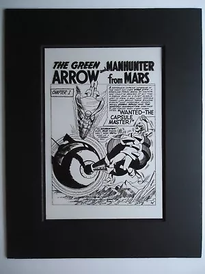 Buy 1st TEAM-UP '63 GREEN ARROW MARTIAN M. BRAVE & THE BOLD # 50 Pg 1 PRODUCTION ART • 39.38£