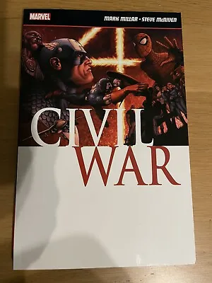 Buy Marvel Civil War Avengers Graphic Novel Mark Millar Steve McNiven 2007 Read Once • 0.99£