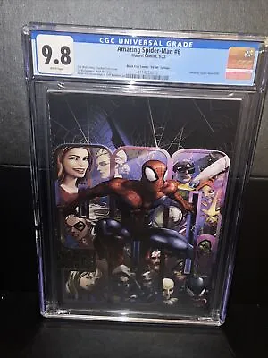 Buy Amazing Spider-Man #6 CGC 9.8 Black Flag Virgin Variant Ltd 950 Copies LGY #900 • 95£