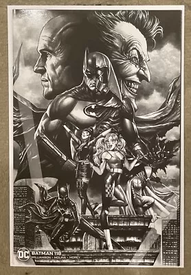 Buy DC Batman #118 (2021) Mico Suayan Minimal Black & White Sketch Variant LTD 1500 • 11.97£
