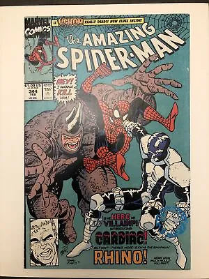 Buy Amazing Spider-man Issue #344. 1991. First Appearance Of Cletus Kasady • 16£