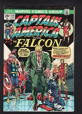 Buy Captain America #176 Vol. 1 MVS A-15 Marvel Comics '74 VF • 11.89£