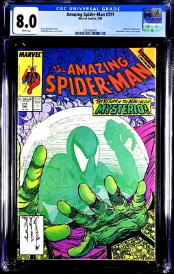 Buy Amazing Spider-Man 311 CGC 8.0  White/Pages • 27.66£