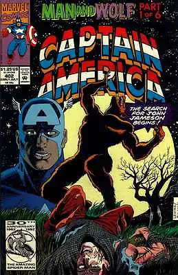 Buy Captain America # 402 ('Man And Wolf' Part 1 Of 6) (USA, 1992) • 4.27£