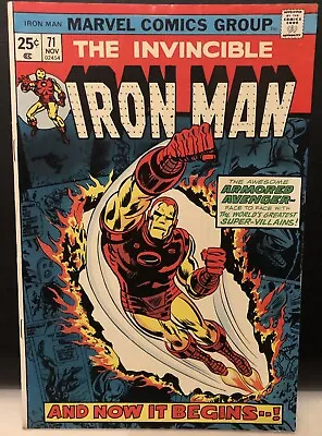 Buy INVINCIBLE IRON MAN #71 Comic Marvel Comics Bronze Age • 7.95£