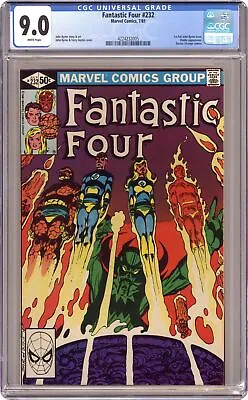 Buy Fantastic Four #232 CGC 9.0 1981 4224232005 • 30.87£