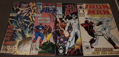 Buy Marvel Key Comic Lot: Iron Man 219, Thor  459, Avengers 346, Silver Surfer 53 • 15.98£