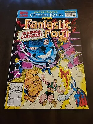 Buy Fantastic Four Annual #25 NM+ 1st App Of Anachronauts Kang Army MCU Marvel 1992 • 19.79£