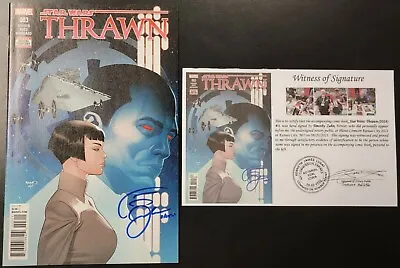 Buy Thrawn (2018) #3 SIGNED By Timothy Zahn With Notarized Witness Of Signature • 47.49£