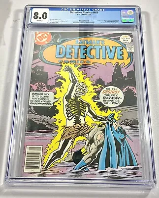 Buy CGC 8.0 Very Fine Detective Comics #469 Batman DC 1st Appearance Dr. Phosphorus • 98.83£