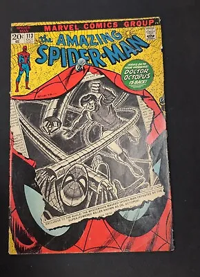 Buy 1972 Vg/Fn- Amazing Spider-Man #113 : First App Of Hammerhead  • 29.96£