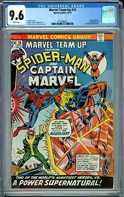 Buy Marvel Team-up 16 Cgc 9.6 Wp 1st Basilisk Captain Marvel New Case Marvel 1973 • 334.27£