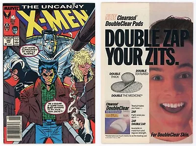 Buy Uncanny X-Men #245 VF/NM 9.0 NEWSSTAND Jean Grey Nude Star Wars App 1989 Marvel • 16£