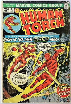 Buy Human Torch #1 (1974) Vintage Comic Reprints 1st Story From Strange Tales #101 • 19.06£