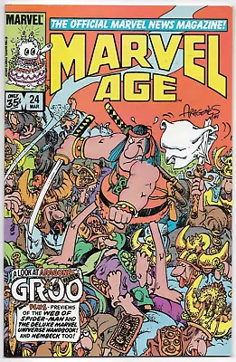 Buy Marvel Age #24 Marvel Comics Shooter Aragones VFN 1985 Groo Preview • 5.50£