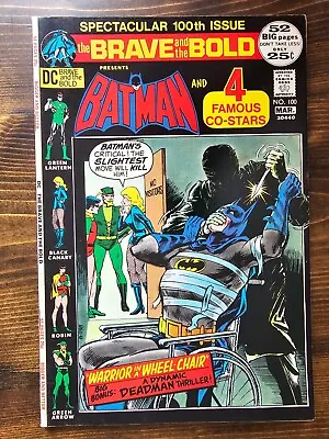 Buy Brave And The Bold  #100 - DC Comics - Year 1972 Batman & 4 Famous Co-Stars • 31.66£