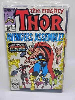 Buy The Mighty Thor #390 Captain America Lifts Mjlonir (THORS HAMMER)  Hot Key! • 15.81£