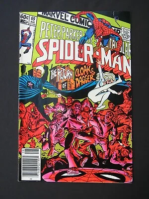 Buy Spectacular Spider-man #69 VF- 1982 Cloak & Dagger Mid Grade Marvel Newsstand • 8.65£