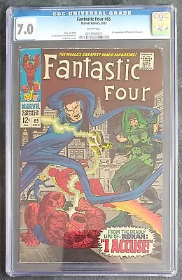 Buy Fantastic Four #65 (1967) Cgc 7.0 - First Appearance Ronan The Accuser • 150£