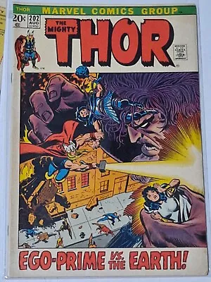 Buy The  Might Thor # 202 VF+  1st Appearance EGO (Human Form) MCU  • 27.80£