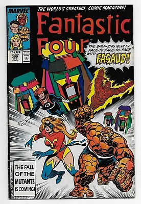 Buy Fantastic Four #309 (Vol. 1) Fausad Ms Marvel Inhumans Lyja (Dec 1987 Marvel) • 1.99£