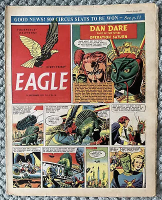 Buy Eagle Comic - Vol 4 No 36, 11th December 1953. Dan Dare • 7.95£