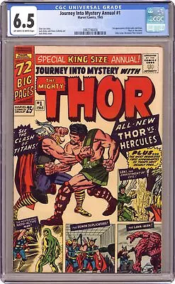 Buy Thor Journey Into Mystery #1 CGC 6.5 1965 3982746006 1st App. Hercules • 695.30£