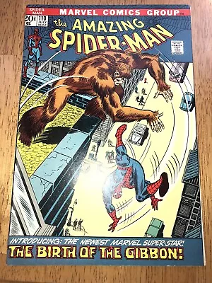 Buy Amazing Spider-Man 110 1st Gibbon, Kraven, Last Orig. Stan Lee Story To 400 A883 • 30.88£