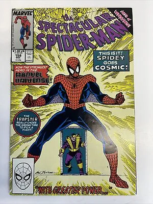 Buy Spectacular Spider-Man #158 Cosmic Spidey & Trapster 1989 • 10.25£