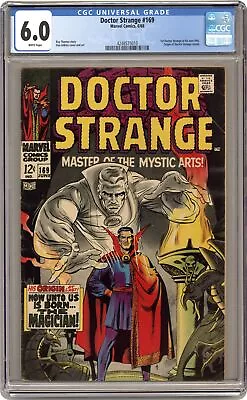 Buy Doctor Strange #169 CGC 6.0 1968 4248575010 1st Doctor Strange In Own Title • 323.81£