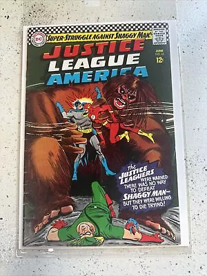 Buy Justice League Of America #45 1st Appearance Shaggy Man! DC Comics 1966 F/VF • 19.86£