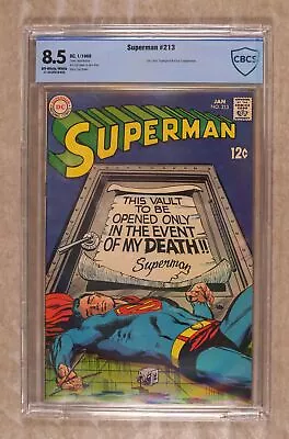 Buy Superman #213 CBCS 8.5 1969 17-2CCFB1B-023 • 173.93£