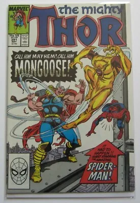 Buy The Mighty Thor - Marvel Comics 1988 - #391 - Eric Masterson Mongoose • 15.44£