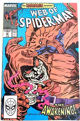 Buy Web Of Spider-man  # 47. 1st Series. Feb. 1989. Alex Saviuk-art.  Fn/vfn 7.0 • 5.99£