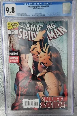 Buy Amazing Spider-Man #545 CGC 9.8 NM/M New Slab! Quesada Cover Mephisto Appearance • 48.33£