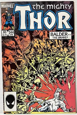 Buy The Mighty Thor #344 1st App Malekith The Accursed 1984 Marvel VF • 7.99£