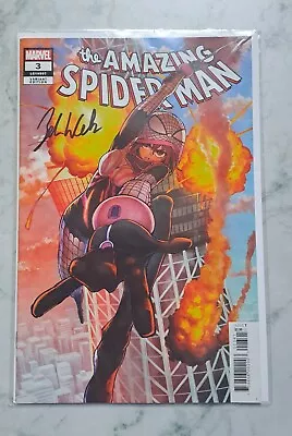 Buy Amazing Spider-man #3 1:100 Uesugi Variant Signed By Jeb Wells - Marvel Comics • 120£