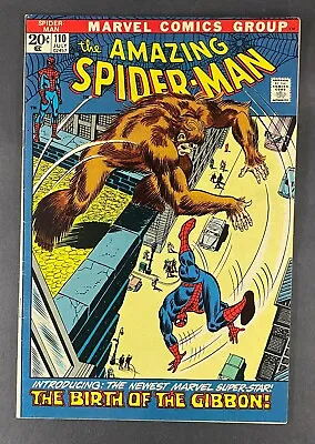 Buy Amazing Spider-Man (1963) #110 VF- (7.5) 1st App Gibbon John Romita Sr Art • 94.83£