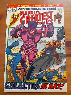 Buy Marvel's Greatest Comics: Fantastic Four #36 July 1972 VFINE 8.0 Reprints FF #49 • 49.99£