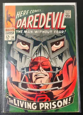 Buy Daredevil #38 Doctor Doom Cover Appearance 1968 Stan Lee & Gene Colan Marvel MCU • 39.51£
