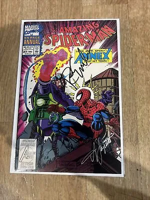 Buy 1993 Annual #27 Marvel Comic - The Amazing Spider-Man Double Signed Rare • 24.12£