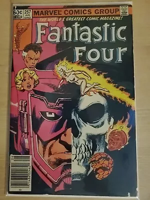 Buy Fantastic Four #257 Galactus! John Byrne! Bronze Age Marvel 1983 Newsstand  • 4.80£