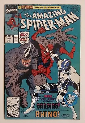 Buy Amazing Spider-Man 344 (1st App Of Cletus Kassidy/Carnage & Cardiac)  1991 • 14.20£