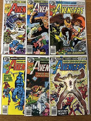 Buy Avengers #176 177 178 179 180 182 Lot Run Old Marvel Bronze Age Comics 1st Print • 20.08£