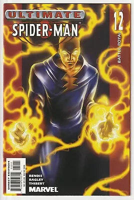 Buy Ultimate Spider-Man #12 - Marvel 2001 - Cover By Mark Bagley [Ft Electro] • 8.39£