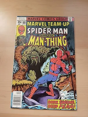 Buy Marvel Team-up #68 (1978) Spider-man/man-thing  F/vf 1st. Appearance D'spayre • 9.50£