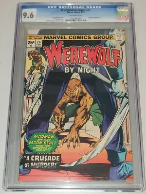 Buy Werewolf By Night #26 Cgc 9.6 Off White Pages Marvel 1975 B (sa) • 269.99£