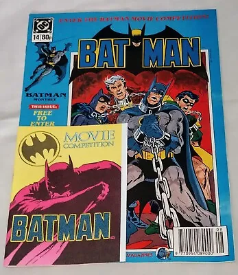 Buy Batman Monthly UK #14 - DC Comics (1989) London Editions Magazines VF+ • 7.50£