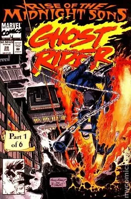 Buy Ghost Rider #28 Kubert Variant FN+ 6.5 1992 Stock Image • 7.27£