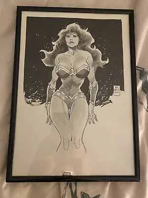 Buy Ramon Bachs Wonder Woman 12x8 Original Framed Art • 125£
